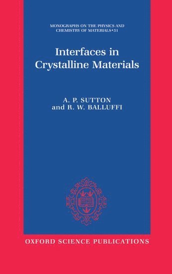 Interfaces in Crystalline Materials 1