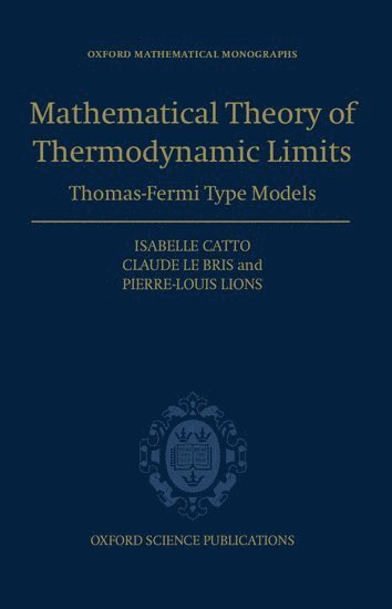 Mathematical Theory of Thermodynamic Limits 1