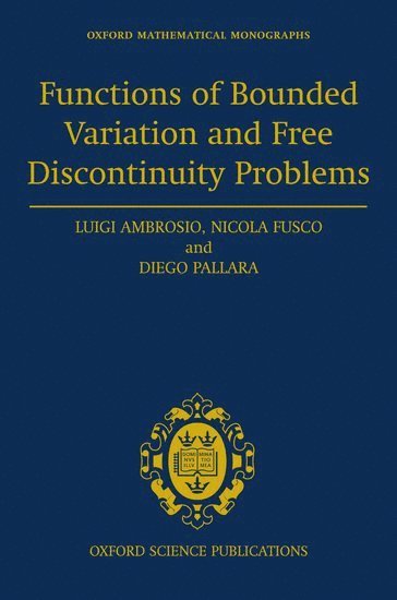 bokomslag Functions of Bounded Variation and Free Discontinuity Problems