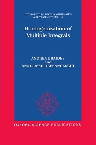 bokomslag Homogenization of Multiple Integrals