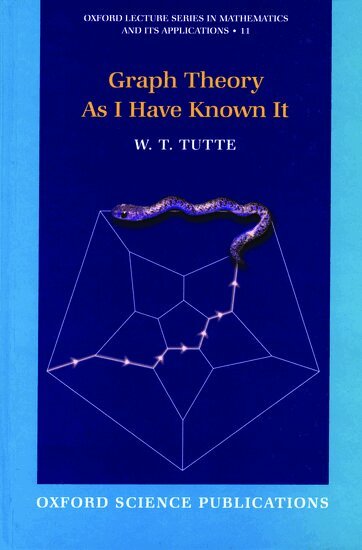 W. T. Tutte - Graph Theory As I Have Known It, Inbunden