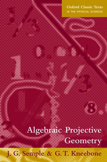 Algebraic Projective Geometry 1