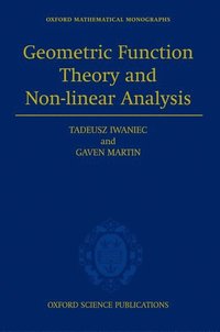 bokomslag Geometric Function Theory and Non-linear Analysis