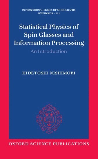 bokomslag Statistical Physics of Spin Glasses and Information Processing