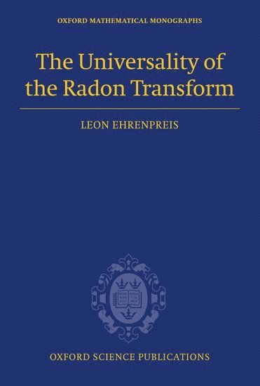 bokomslag The Universality of the Radon Transform