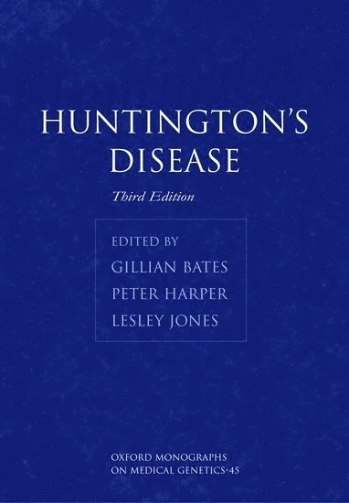 Gillian Bates, Peter Harper, Lesley Jones - Huntington's Disease, Inbunden