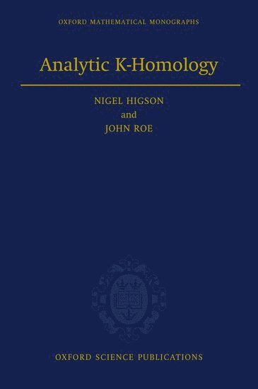 Analytic K-Homology 1