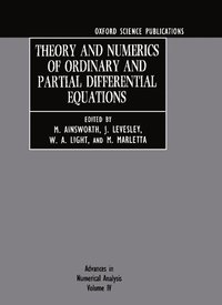 bokomslag Theory and Numerics of Ordinary and Partial Differential Equations