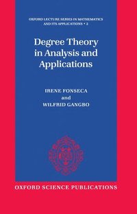 bokomslag Degree Theory in Analysis and Applications