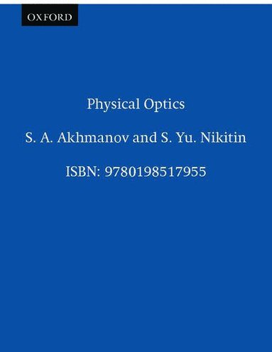 bokomslag Physical Optics