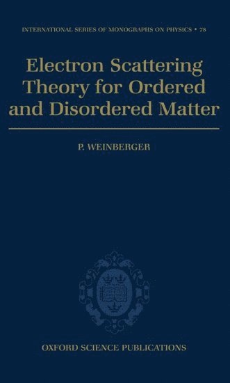 bokomslag Electron Scattering Theory for Ordered and Disordered Matter