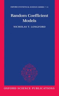 bokomslag Random Coefficient Models