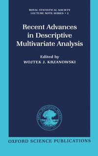 bokomslag Recent Advances in Descriptive Multivariate Analysis