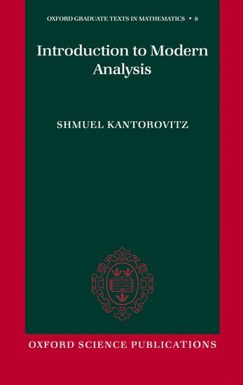 INTRO TO MODERN ANALYSIS