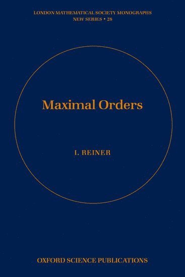 Maximal Orders 1