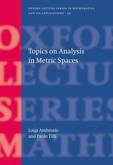 Topics on Analysis in Metric Spaces 1