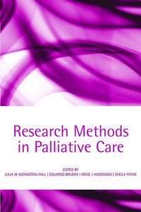 bokomslag Research methods in palliative care