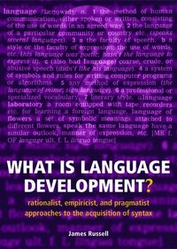 bokomslag What is Language Development?