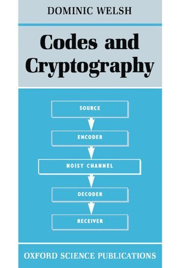 Dominic Welsh - Codes and Cryptography, Häftad