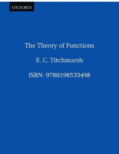 bokomslag The Theory of Functions