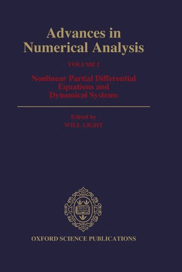 bokomslag Advances in Numerical Analysis: Volume I: Nonlinear Partial Equations and Dynamical Systems