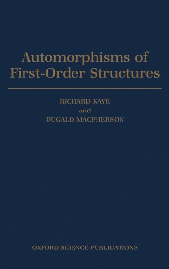 Automorphisms of First-order Structures 1