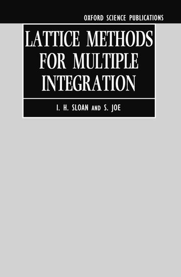 bokomslag Lattice Methods for Multiple Integration