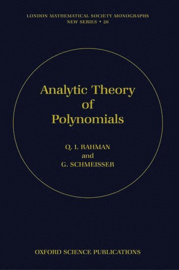 Analytic Theory of Polynomials 1