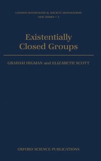 bokomslag Existentially Closed Groups