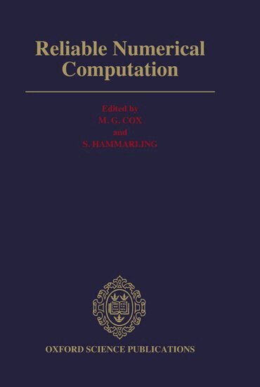 COX, Cox, M. G. Cox, S. Hammarling - Reliable Numerical Computation, Inbunden