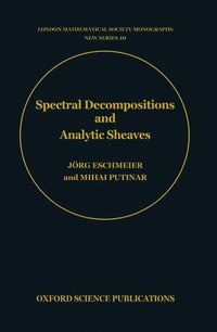 bokomslag Spectral Decompositions and Analytic Sheaves