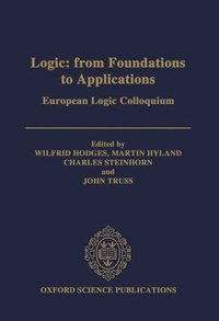 bokomslag Logic: From Foundations to Applications