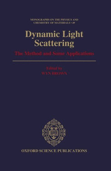 bokomslag Dynamic Light Scattering