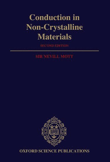 bokomslag Conduction in Non-Crystalline Materials