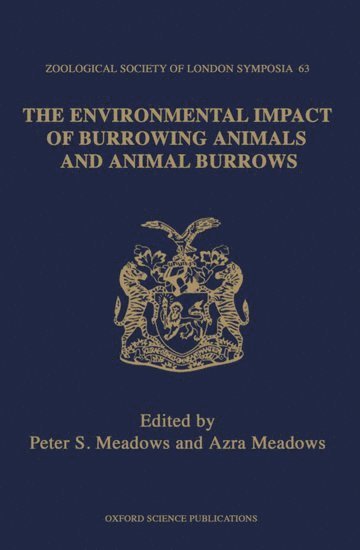 bokomslag Environmental Impact of Burrowing Animals and Animal Burrows