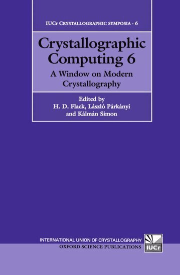 Kalman Simon, International School of Crystallographic, H. D. Flack, L. Párkányi, K. Simon - Crystallographic Computing 6, Inbunden