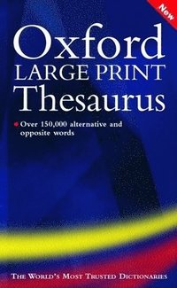 bokomslag Oxford Large Print Thesaurus