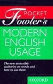 bokomslag Pocket fowler's modern english usage