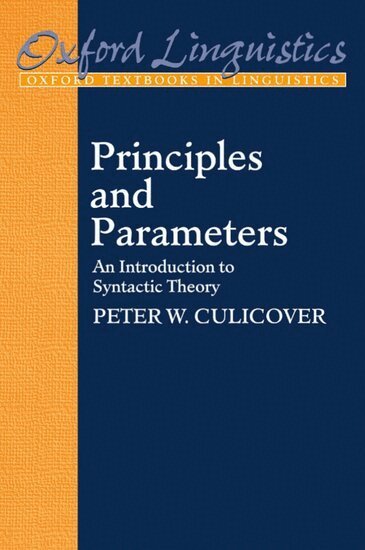 Culicover - Principles and Parameters, Häftad