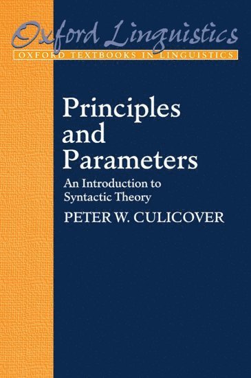 bokomslag Principles and Parameters