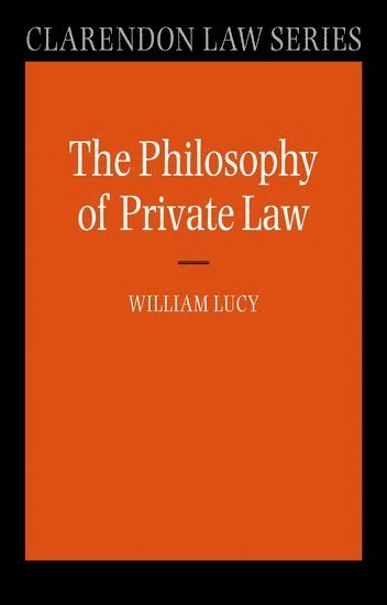bokomslag Philosophy of Private Law