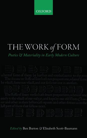 Elizabeth Scott-Baumann, Ben Burton - The Work of Form, Inbunden