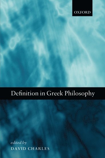 Definition in Greek Philosophy 1