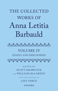 bokomslag The Collected Works of Anna Letitia Barbauld: Volume 4