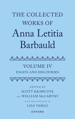 The Collected Works of Anna Letitia Barbauld: Volume 4 1