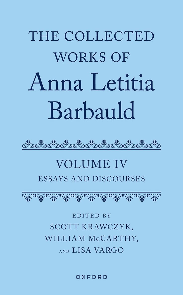 The Collected Works of Anna Letitia Barbauld: Volume 4 1