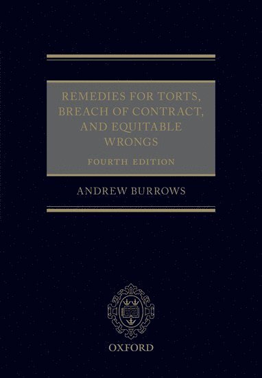 bokomslag Remedies for Torts, Breach of Contract, and Equitable Wrongs