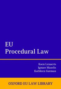 bokomslag EU Procedural Law