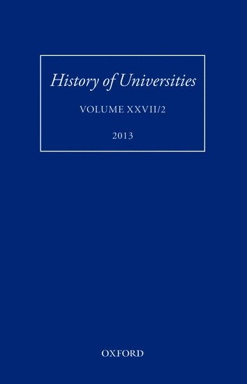 bokomslag History of Universities