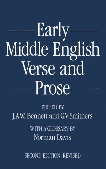 bokomslag Early Middle English Verse and Prose. 1155-1300